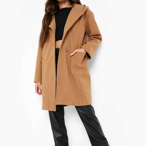 Boohoo oversize wool coat - Picture 2 of 4